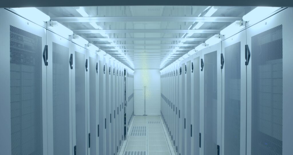 Image,Of,People,Icon,Over,Server,Room.,Global,Business,,Finances,