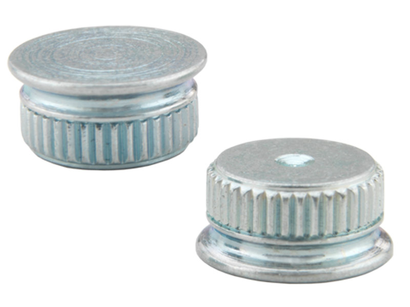Combination self-clinching and broaching SPOTFAST® fastener for panel-to-PCB joints