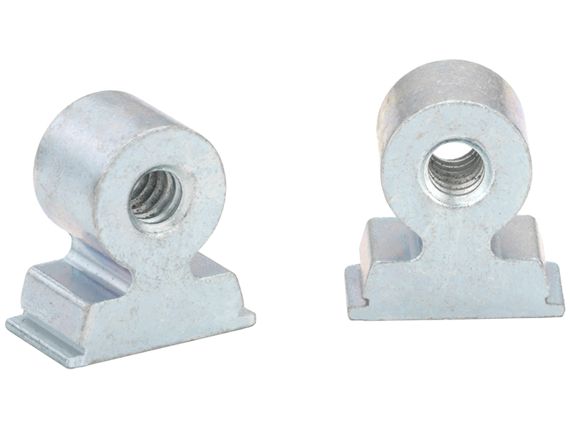 Threaded, self-clinching R'ANGLE&reg; fastener