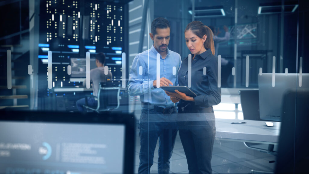 Professional,Male,And,Female,Engineers,Working,In,High,Tech,Research